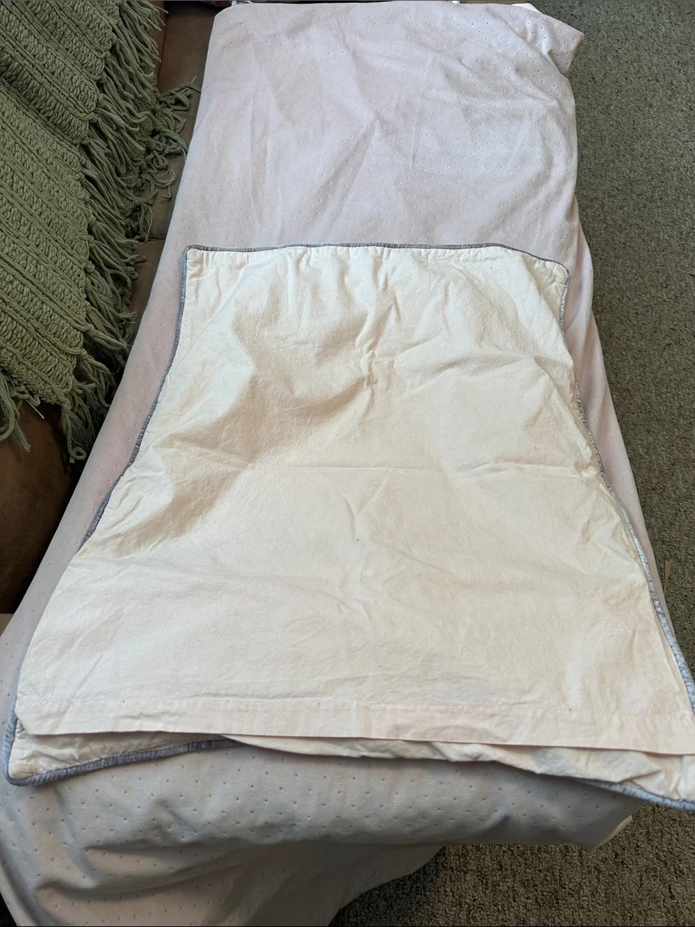 Velvet Thelma Duvet Cover Anthropologie Blush Twin